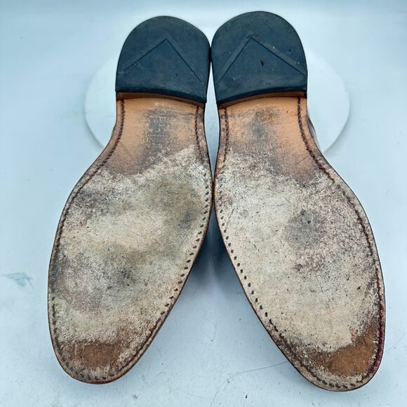 Allen Edmonds Park Avenue Men Size 12D Brown Leather Cap Toe Oxford Dress Shoes - Picture 8 of 12